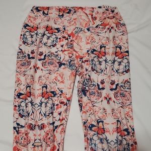 Lularoe floral OS leggings